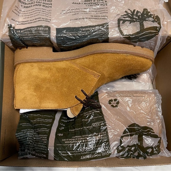 Timberland Men’s Folk Gentleman Chukka Rust Suede Lace Up Ankle Boots - Picture 2 of 9